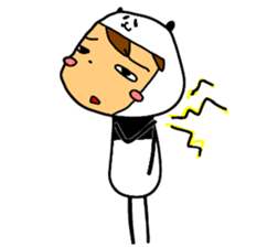 I am wearing a panda sticker #4656453