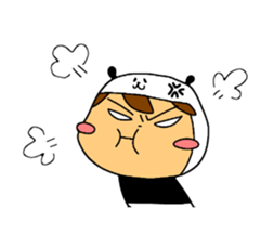 I am wearing a panda sticker #4656474