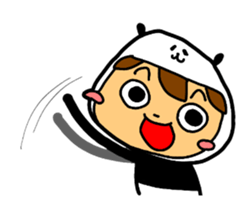 I am wearing a panda sticker #4656476