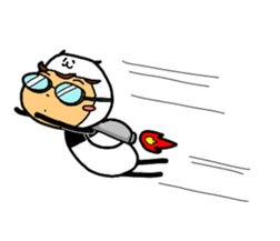 I am wearing a panda sticker #4656478