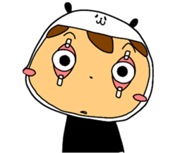 I am wearing a panda sticker #4656479