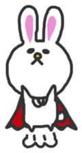 Soft and fluffy rabbit sticker #4656802