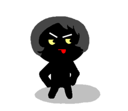 Lines of people(two) sticker #4657249