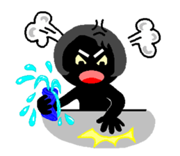 Lines of people(two) sticker #4657251