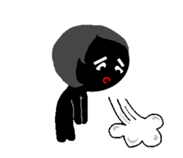 Lines of people(two) sticker #4657252