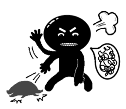 Lines of people(two) sticker #4657253