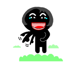 Lines of people(two) sticker #4657255