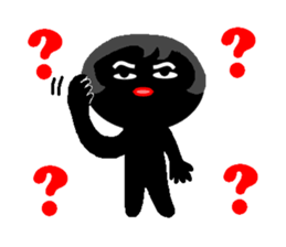 Lines of people(two) sticker #4657265