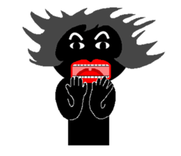 Lines of people(two) sticker #4657268