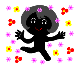 Lines of people(two) sticker #4657274