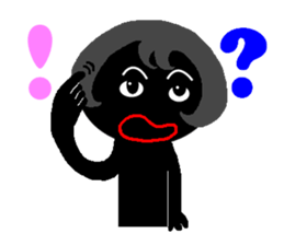 Lines of people(two) sticker #4657277