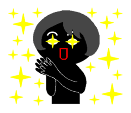 Lines of people(two) sticker #4657278