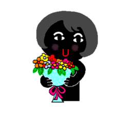 Lines of people(two) sticker #4657281