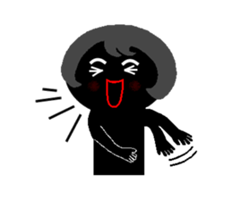 Lines of people(two) sticker #4657282