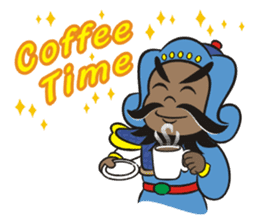 Lucky God came- Fortuna greet New Year sticker #4657420