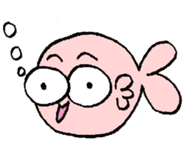 Abyssal fish & pop-eyed goldfish(global) sticker #4657888