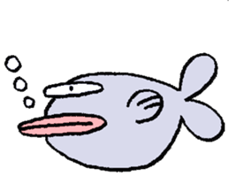 Abyssal fish & pop-eyed goldfish(global) sticker #4657889