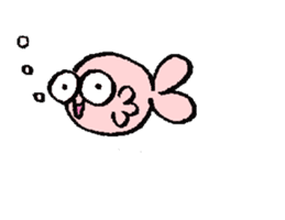 Abyssal fish & pop-eyed goldfish(global) sticker #4657892