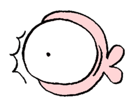 Abyssal fish & pop-eyed goldfish(global) sticker #4657894