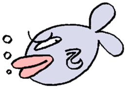 Abyssal fish & pop-eyed goldfish(global) sticker #4657898