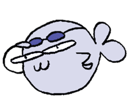 Abyssal fish & pop-eyed goldfish(global) sticker #4657900