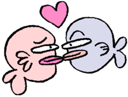 Abyssal fish & pop-eyed goldfish(global) sticker #4657913