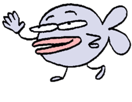 Abyssal fish & pop-eyed goldfish(global) sticker #4657915