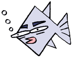 Abyssal fish & pop-eyed goldfish(global) sticker #4657925