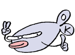 Abyssal fish & pop-eyed goldfish(global) sticker #4657927