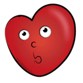 the little red hearts sticker #4657980