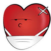 the little red hearts sticker #4657989