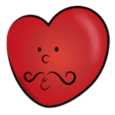 the little red hearts sticker #4658001