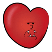 the little red hearts sticker #4658003