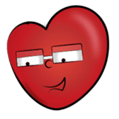 the little red hearts sticker #4658004