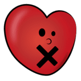 the little red hearts sticker #4658006