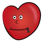 the little red hearts sticker #4658007