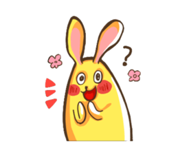 Big Rabbit P sticker #4658208