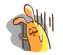 Big Rabbit P sticker #4658223