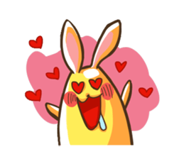 Big Rabbit P sticker #4658232