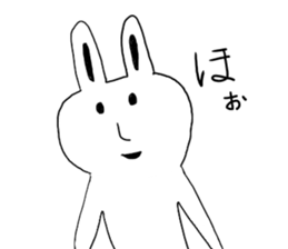 Friendly Talking rabbit sticker #4658408