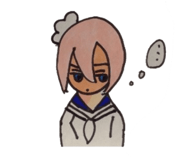 The hunger of the monkey. sticker #4658473