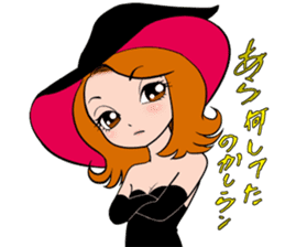 KAWAII Beauty witch sticker #4658489