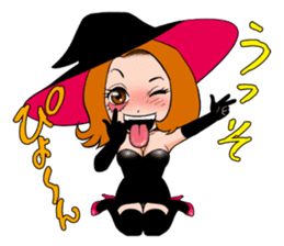 KAWAII Beauty witch sticker #4658496