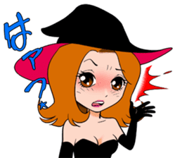 KAWAII Beauty witch sticker #4658499