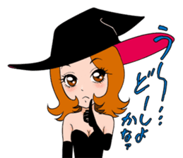 KAWAII Beauty witch sticker #4658506