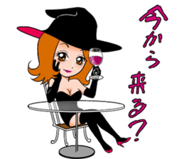 KAWAII Beauty witch sticker #4658515