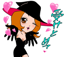 KAWAII Beauty witch sticker #4658517