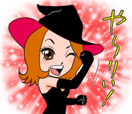 KAWAII Beauty witch sticker #4658524