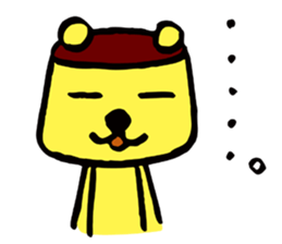 Kuma-kuma pudding sticker #4658789