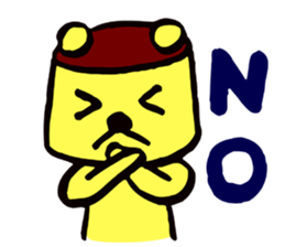Kuma-kuma pudding sticker #4658799